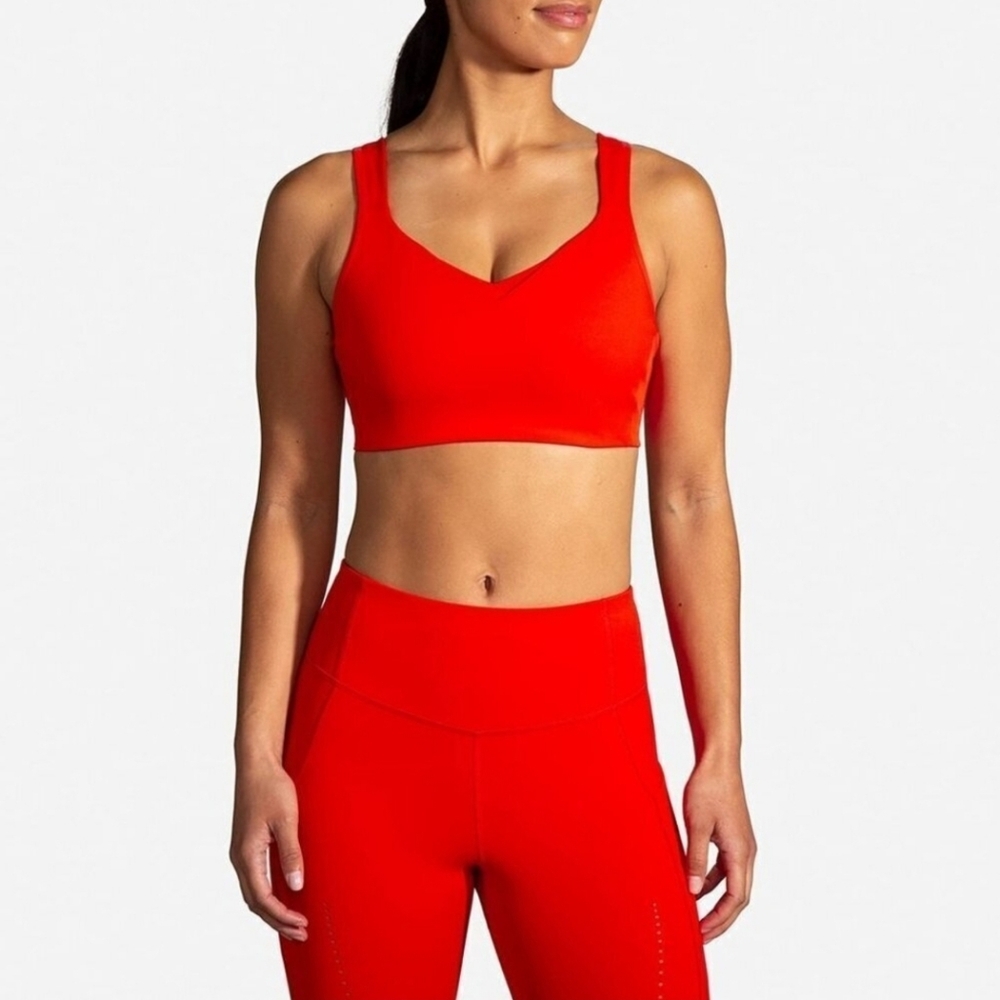 Pre-Loved Brooks Drive Convertible Jamberry High-Impact Run Bra